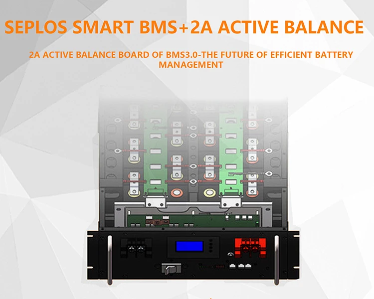 Smart Bms Seplos Lifepo4 Lithium ion Battery Management System BMS16s 48v livepo4 active balancer
