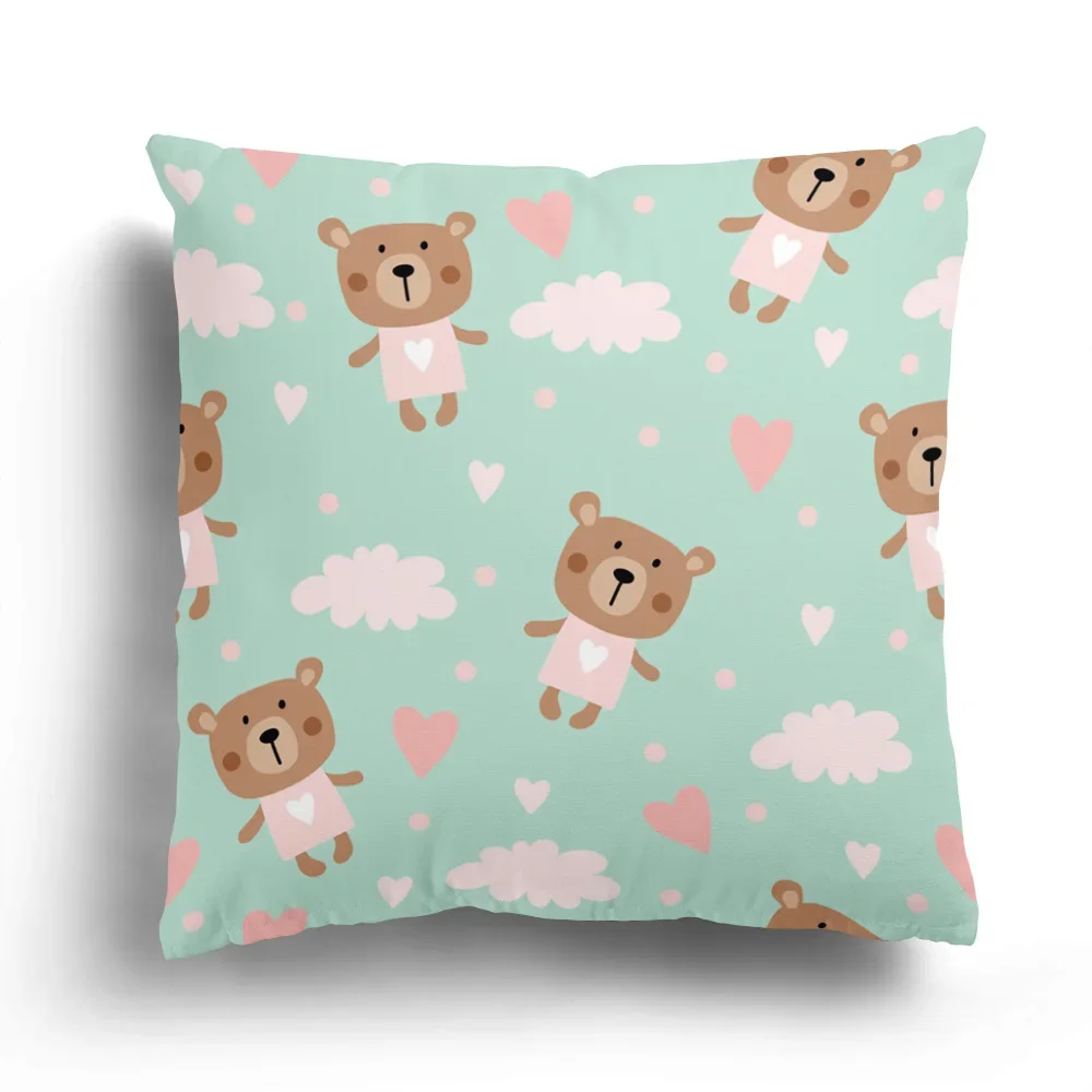 الكرتون الحيوان سلسلة المخدة غطاء الوسادة أريكة المنزل Kawaii #3