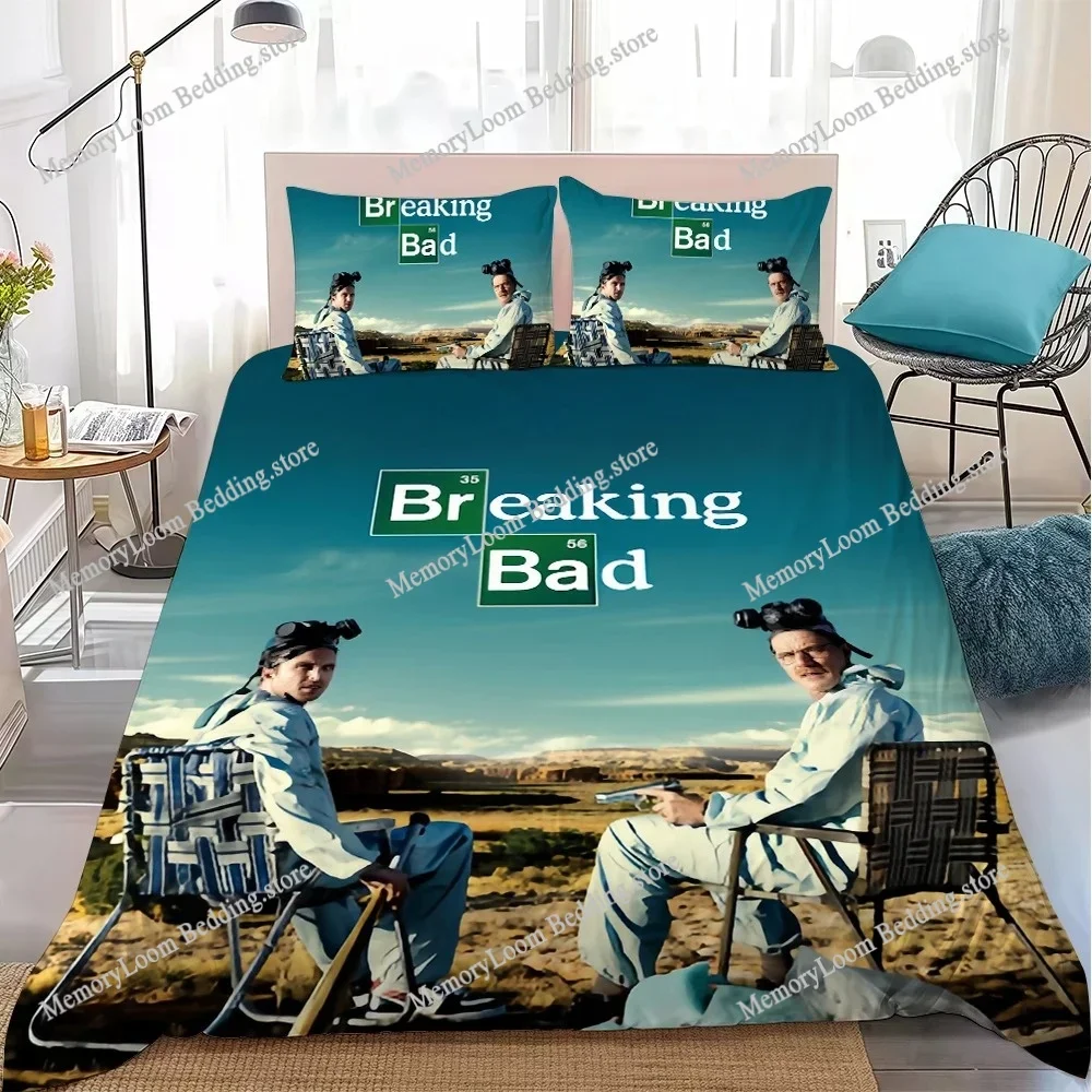 

Film B-Breaking Bad Los Pollos Duvet Cover Set Bedding Soft Laundry Cotton Bed Four Seasons Student Dormitory Home Textile963