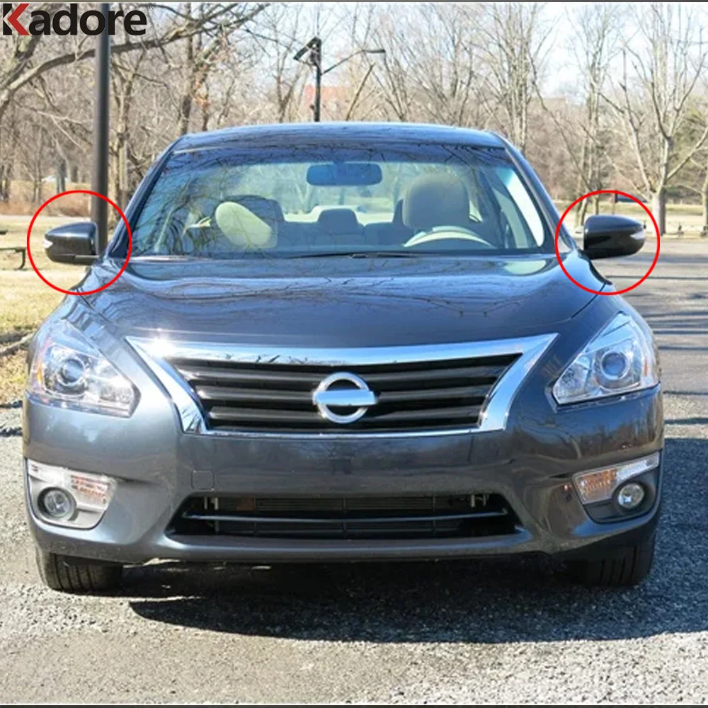 For Nissan Altima Teana L33 2013 2014 2015 Chrome Car Rearview Mirror Cover Trim Side Wing Mirrors Cap Frame Overlay Accessories