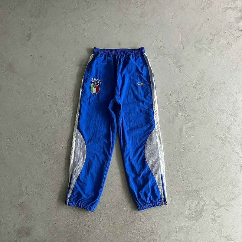 سترة رياضية رجالية عالية الجودة مع ياقة مطرزة بتصميم كتلة ألوان عصرية معطف خارجي كاجوال فضفاض مناسب #4