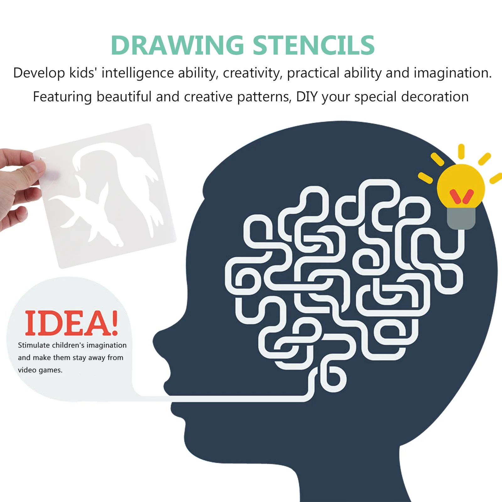 

10 PCS Paint Craft Stencil Stencils Drawing Crafts for Art Painting Template Spraying