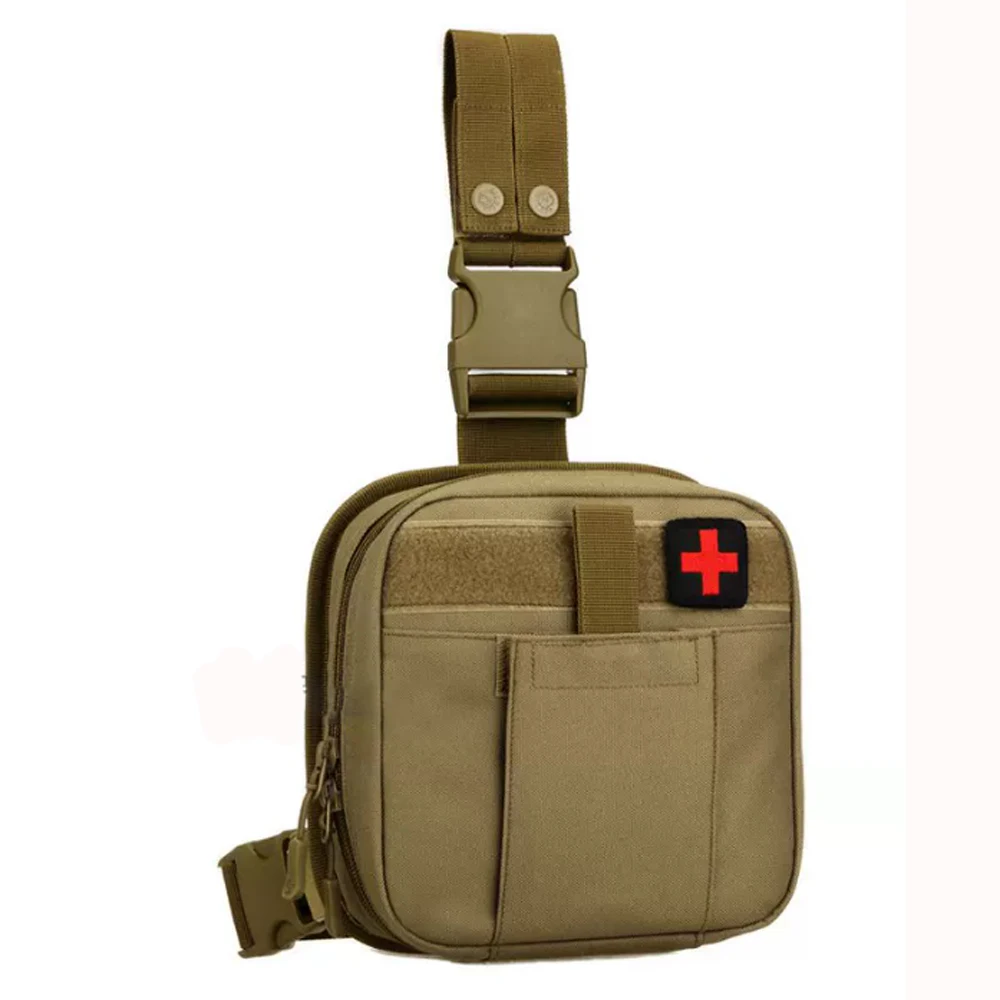 Outdoor Tactical Leg Bag - Multi functional Thigh And hip Portable First Aid Kit, Medical Practical Kit