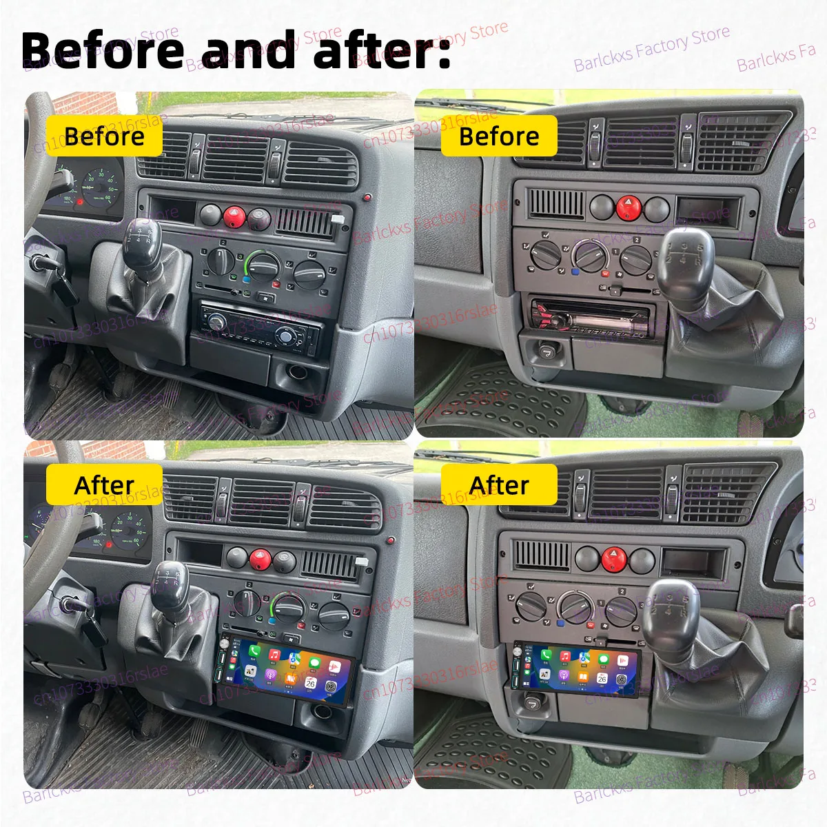 6.86 inch for Fiat Ducato Citroen Relay 1995-2002 Android 1Din Car Stereo Carplay GPS Car Multimedia Autoradio Radio Head Unit