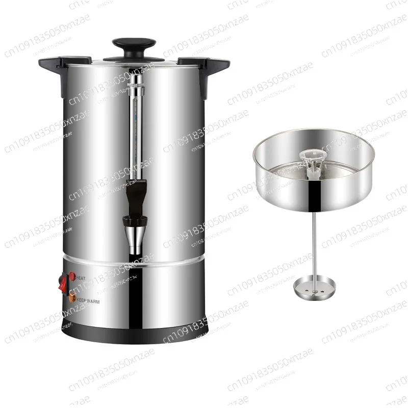 

110V double boiling bucket 100 cups coffeeurn coffee bucket Commercial extraction coffee bucket