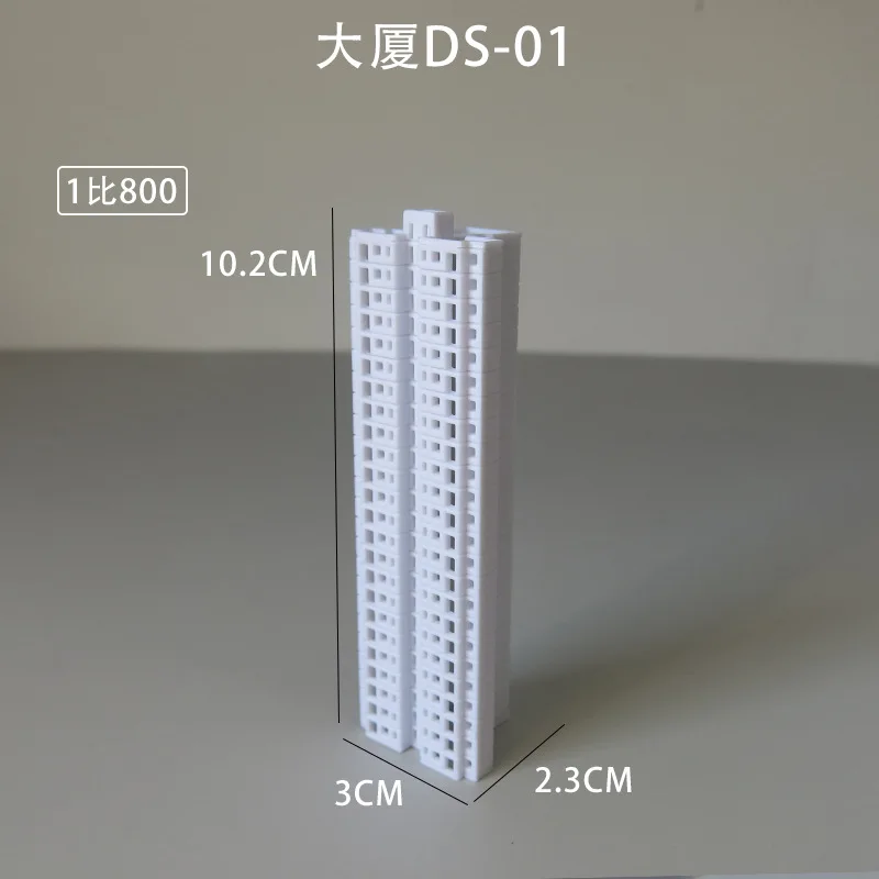 Simulatie Miniature Building Model Abs Plastic Architectuur Huis Voor Zand Tafel Scène Layout Diorama Materialen 3 Stks/partij