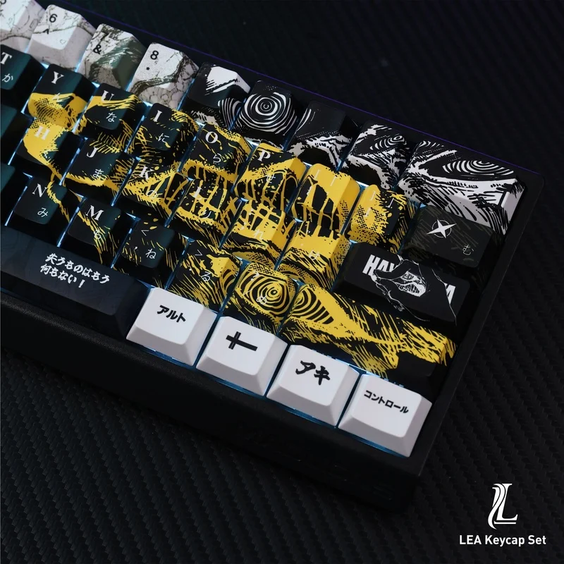 Hayakawa outono tema anime keycaps cereja pbt teclado mecânico personalizado acessórios de jogos bonito presente colecionável