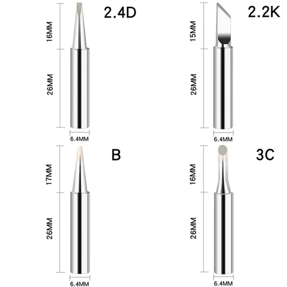 Soldering Tool Soldering Iron Tip Welding 1set 5* 5pcs/set 900M Internal Heating 936 Electric Iron Head Constant ​temperature