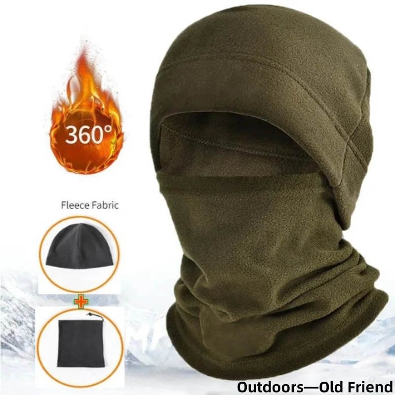 

New Winter Polar Coral Fleece Balaclava Men Face Mask Neck Warmer Beanies Thermal Head Cover Sports Scarf Ski Caps