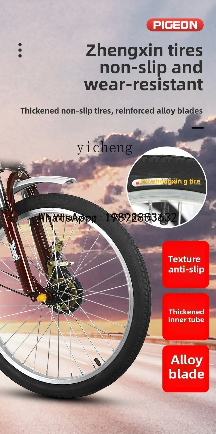 Skuter lansia ABB, sepeda roda tiga lansia, sepeda roda tiga dewasa, becak, kereta belanja santai