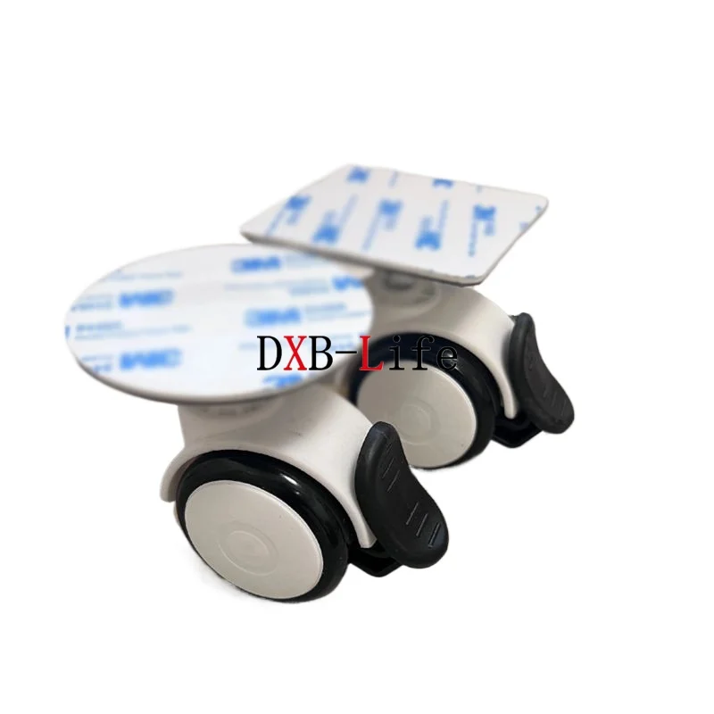 1/4/6 Pcs Universal Sticky Wheel Furniture Bedside Table Air Box Storage Box Sticky Swivel Brake Installation