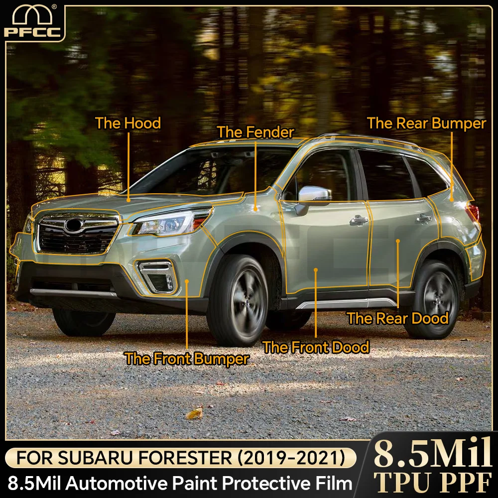 

PPF TPU 8.5mil for Subaru Forester 2019 2020 2021 Paint Protection Film Clear Bra PPF Anti Scratch Pre Cut Car Body Film Covers
