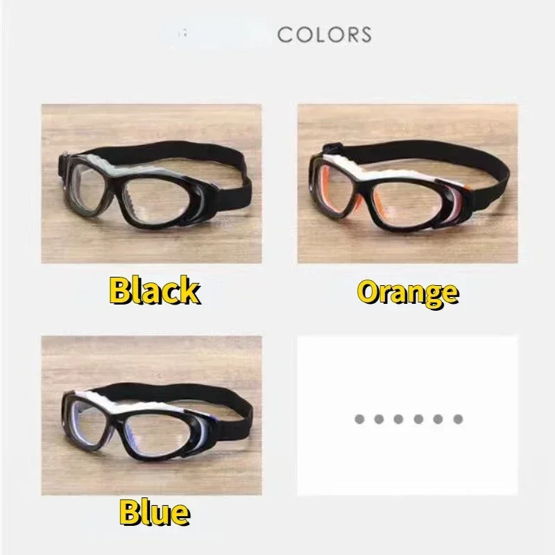 Lunettes de sport anti-collision pour myopie, lunettes de basket-ball, lunettes de football, lentilles brodées personnalisées, lunettes