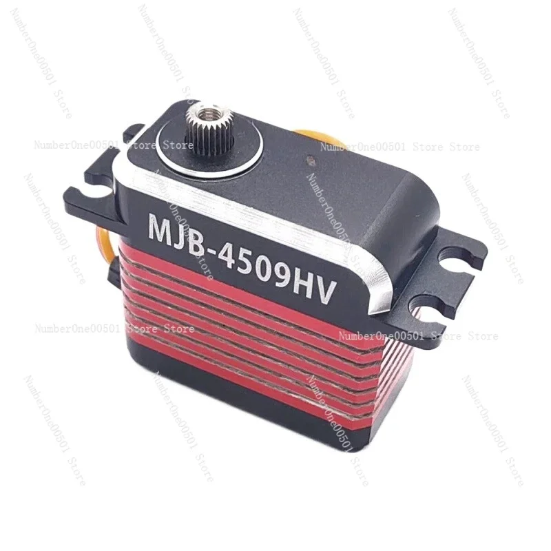 

Servo MJB-4509HV standard all-metal digital high voltage and large torque 45KG brushless servo steering gear