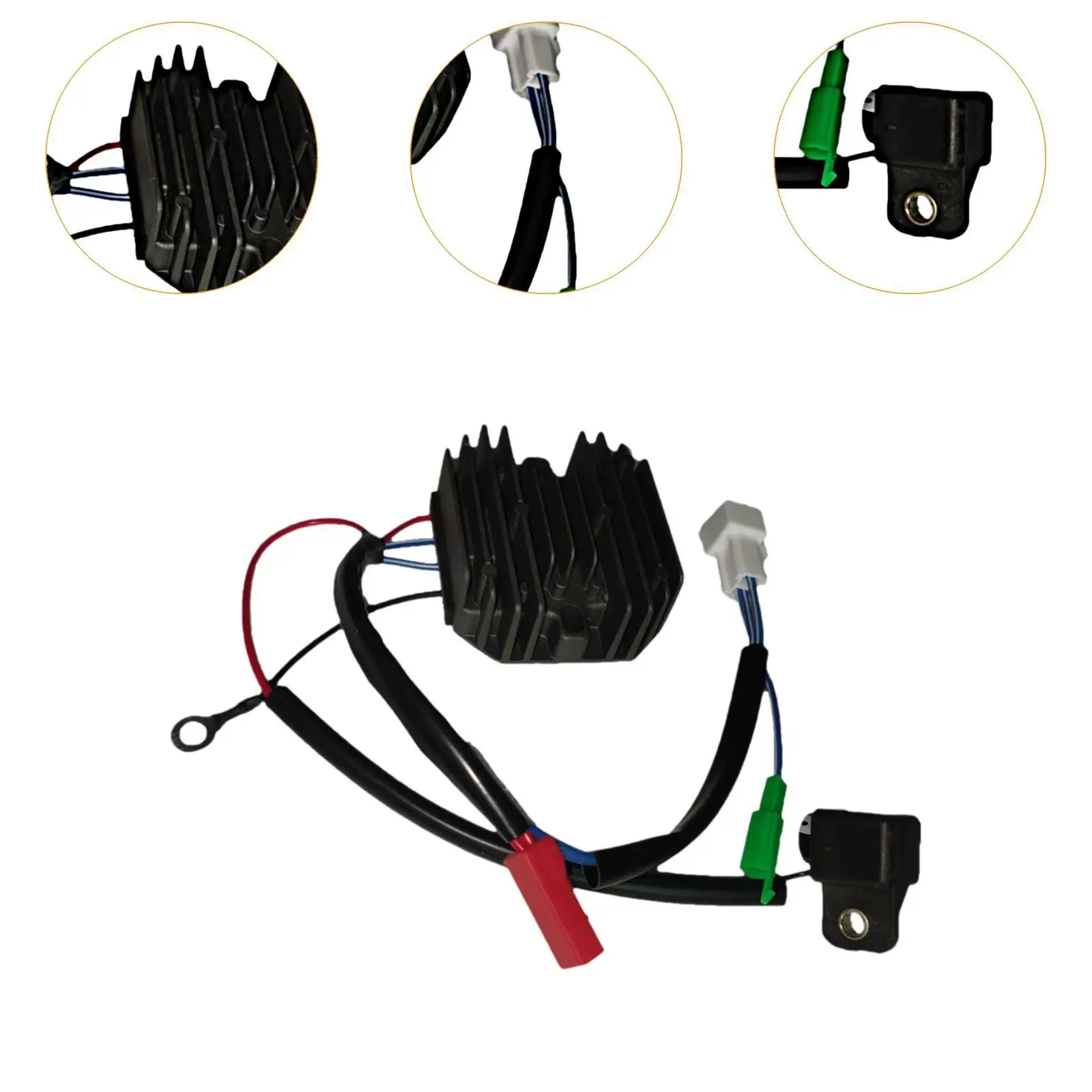 Motorcycle Regulator Rectifier 12V 6 Wire Metal Equipment for Bajaj Pulsar NS 200 JL402001 Power Current Repair Part