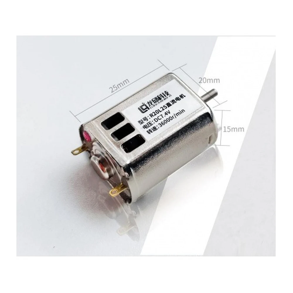 

R20L25 Small Rare Earth Strong Magnet DC Motor High-torque 7.4V DC Motor 36000 RPM High-speed DC Motor