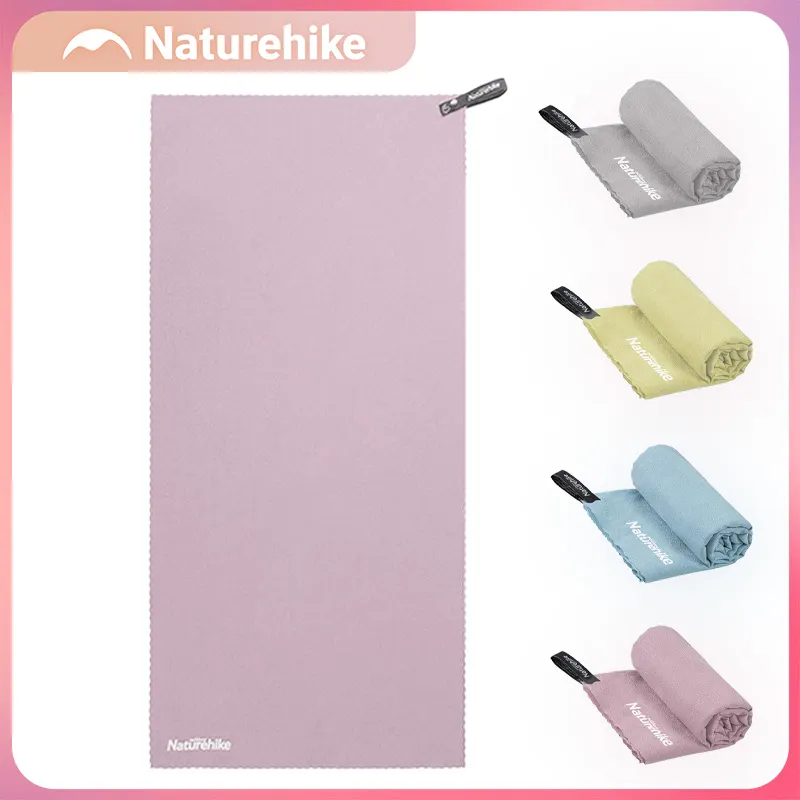 Naturehike Quick Dry Moisture Transfer Breathable Bath Towel Travel Beach Towel Sports Gym Towel Absorbent Towel Pink Yellow