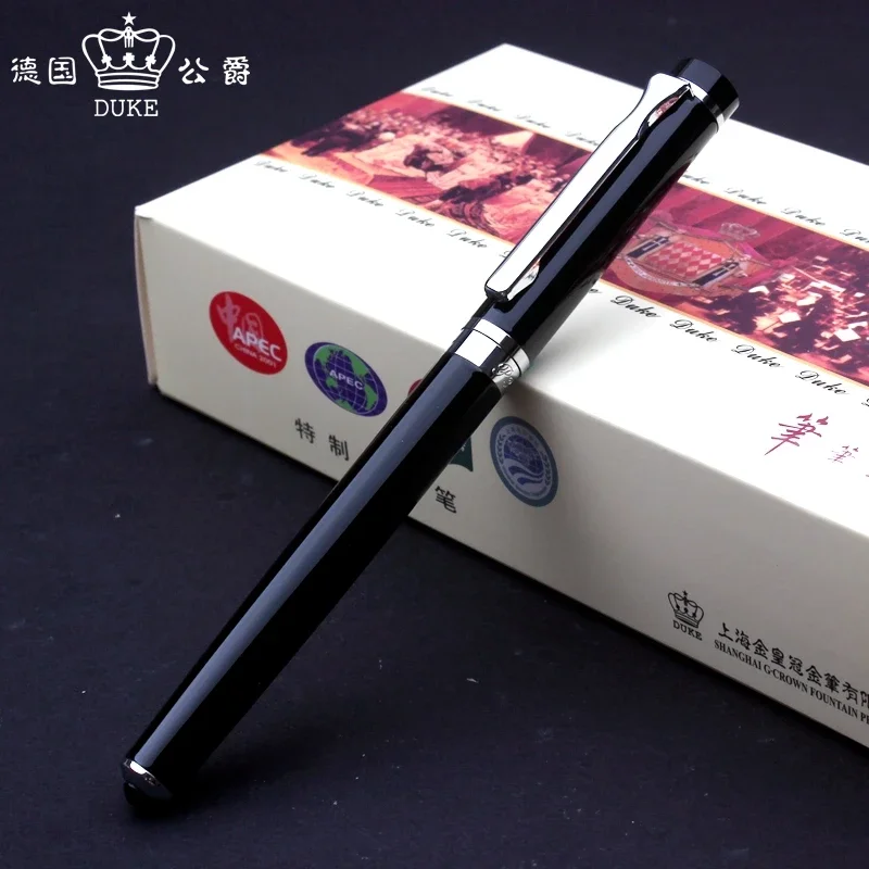 

Germany DUKE Roller Pen Fighter Series Black Metal Roller Pen Signing Pen 1PCS
