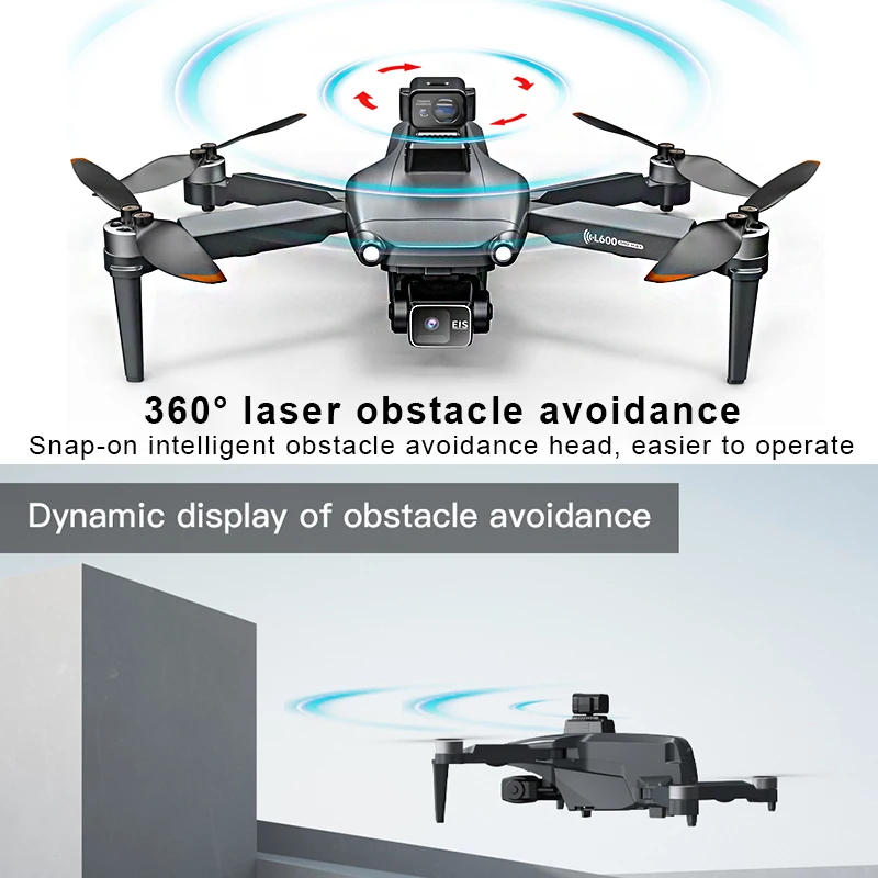 3osý PTZ dron 6K HD dvojí kamera laser překážka avoidance FPV prodleva s kamera EIS anti-shake kamera GPS 5G WIFI RC kvadrokoptéra