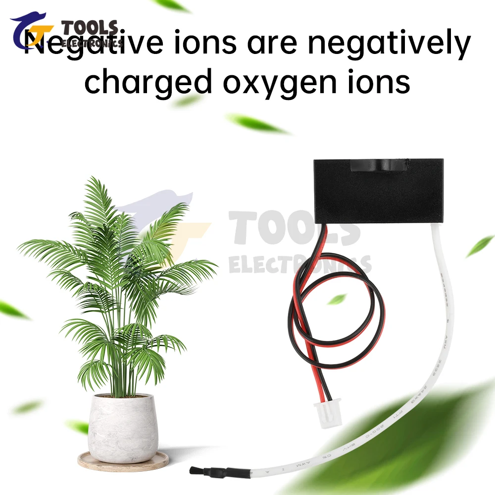 DC 12V Negative Ion Generator Car Home Air Purification Smoke and Dust Removal Fresh Air XH2.54 Terminal