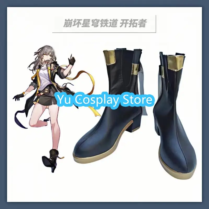 

Honkai: Star Rail Trailblazer Cosplay Shoes Anime Cosplay Shoes Boots Halloween Costumes Prop Yu Cosplay Store