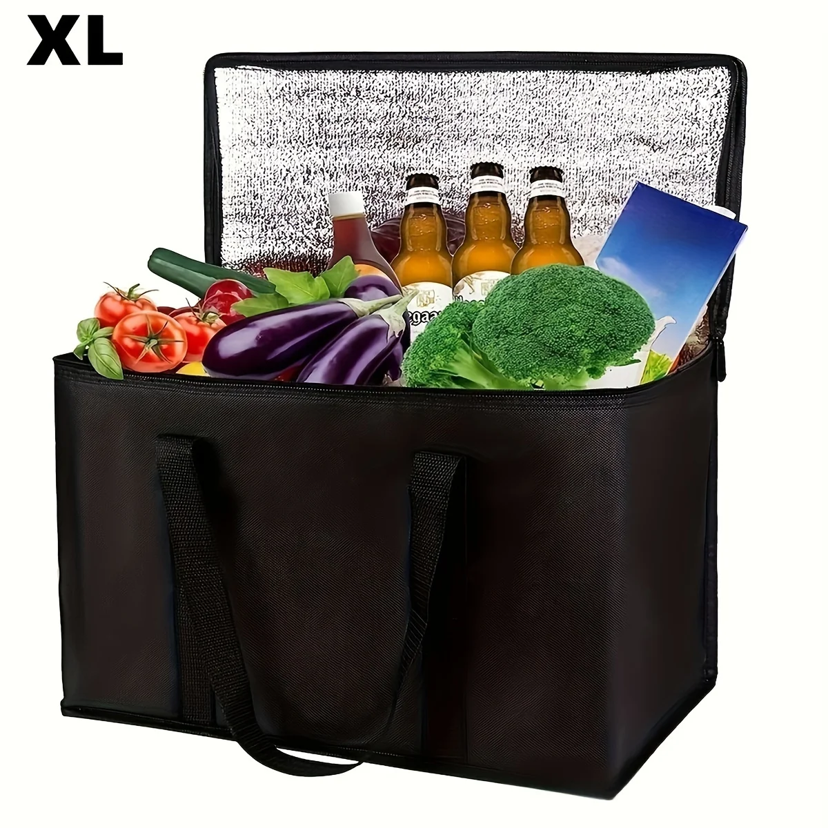 Waterproof Cooler Bag Picnic Insulated Lunch Box Foldable Ice Pack Portable Food Thermal Bag Drink Carrier Delivery Functional