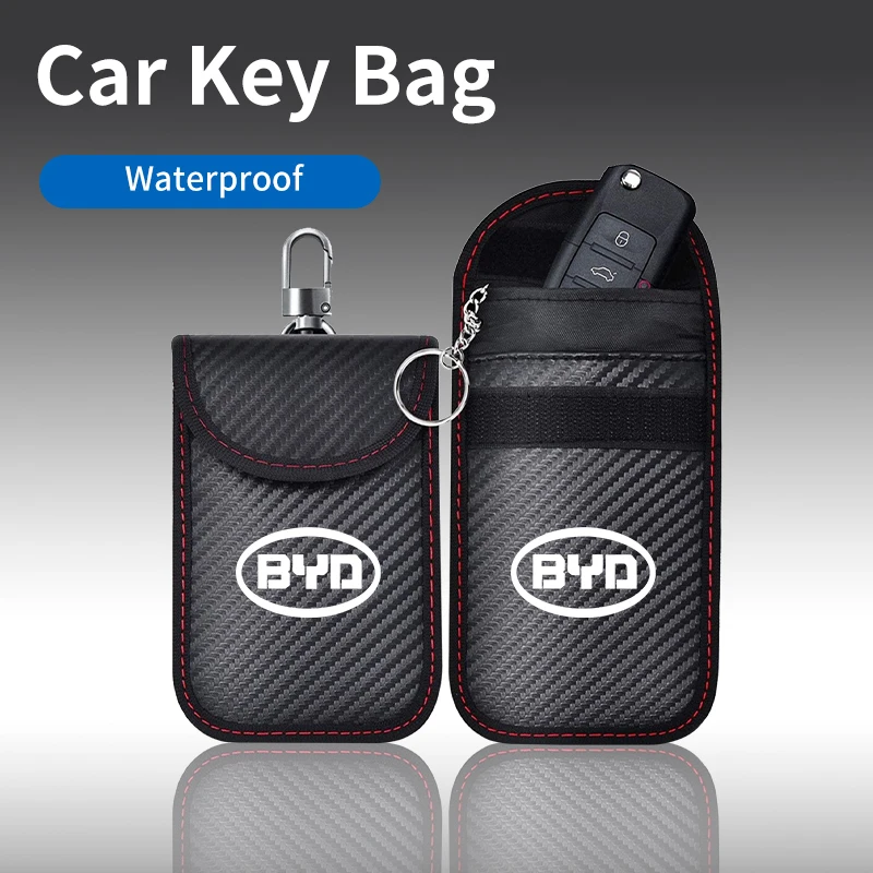 Car Key Case Signal Blocker Bag RFID Shielding Pocket For BYD F0 F3 S6 E6 I3 S7 G3 E5 G6 L3 F6 S8 M6 F3R