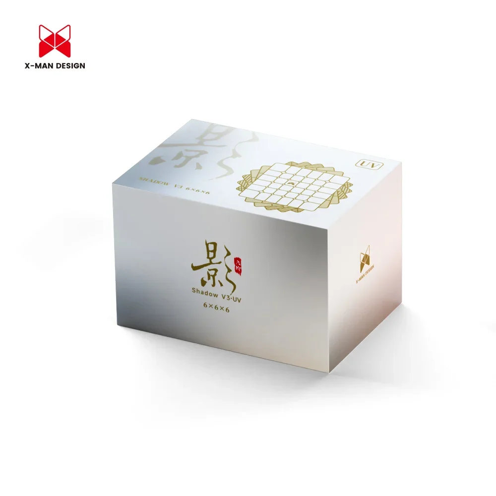 Qiyi XMD الظل V3M الكرة تتحمل UV 6X6 المغناطيسي ماجيك سرعة مكعب ستيكيرليس المهنية ألعاب متململة كوبو ماجيكو لغز