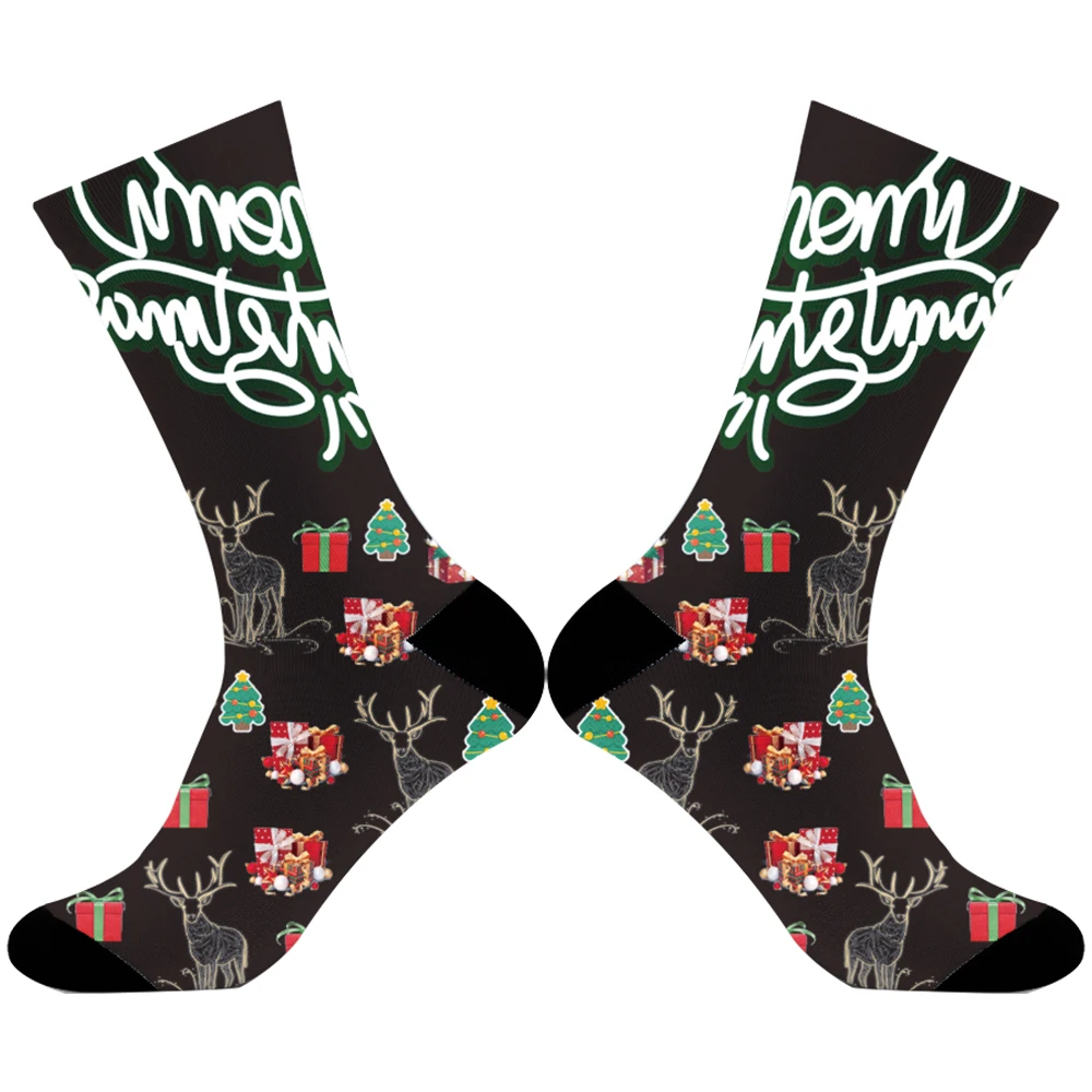 2024 neue Drucks ocken Herbsts ocken Graffiti Baumwoll socken Persönlichkeit Mode gerade trend ige Socken