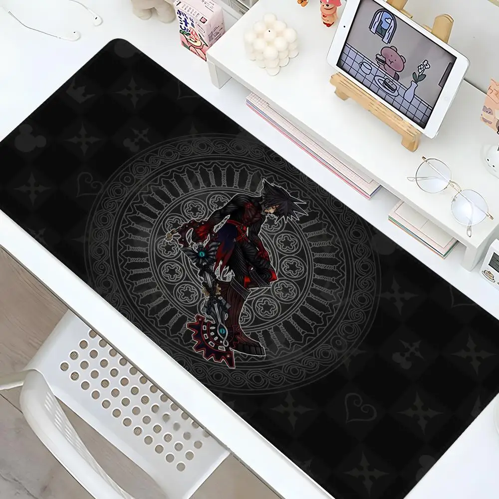 KingdomS Hearts Mouse Pearlescent Pad Gaming Locking Edge Big Computer Gamer Large Rubber Art Mousepad Laptop Desk Mat