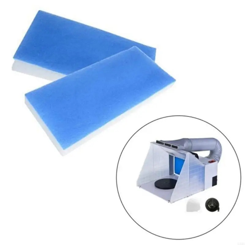 L9BE Paint Sprays Booth Fiberglass Exhaust Filter Roll Heavy Duty Fiberglass Paint Captures Traps Overspray Paint Particles