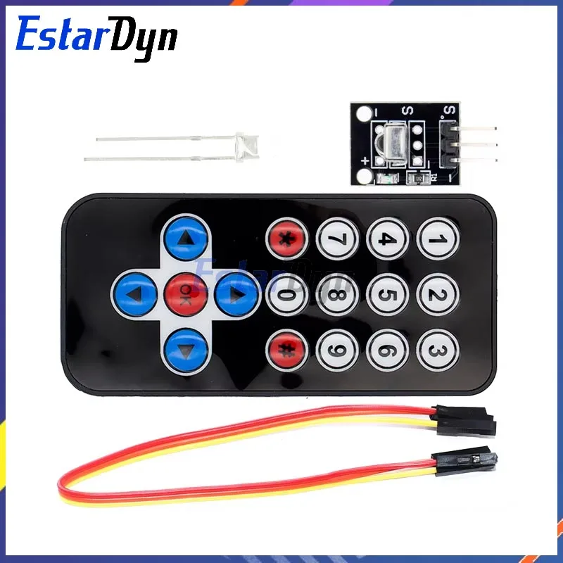 Estardyn Infrared IR Wireless Remote Control Module Kits DIY Kit HX1838 For Raspberry Pi arduino