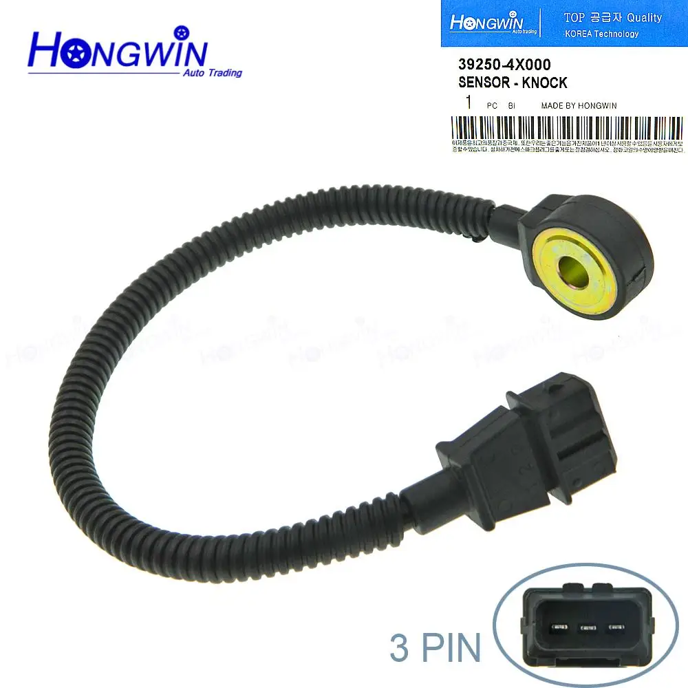 

39250-37150 Detonation Engine Knock Sensor For 99-10 Hyundai Tiburon Sonata Kia Sportage 2.5L 2.7L 3925037150 39250-4X000