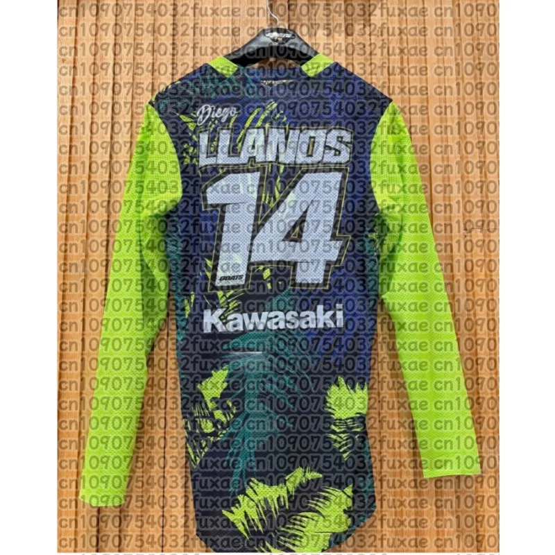 

Kawasaki Summer Outdoor Sports Trendy Quick Drying Breathable Motorcycle Long Sleeved Thin Sport Comfortable Long Sleeved Shirt