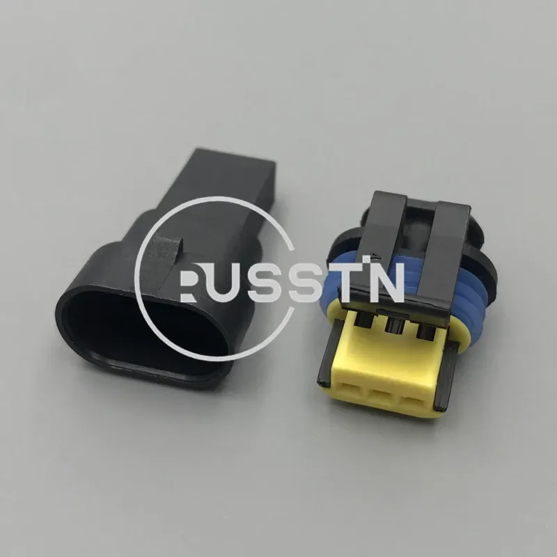 

1 Set 3 Hole Waterproof Electrical Automotive Connector Wiring Plug AC Assembly For Cars 15336029