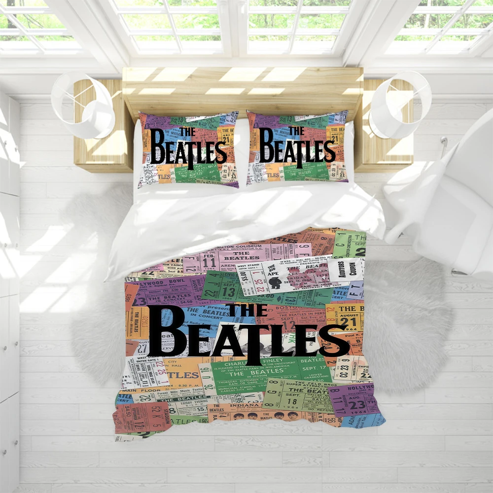 Band A-Abbey Road B-Beatless Duvet Cover Set Soft Wash Bed 3 Piece Summer Comfortable Student Dormitory Home Baby Bedding Best