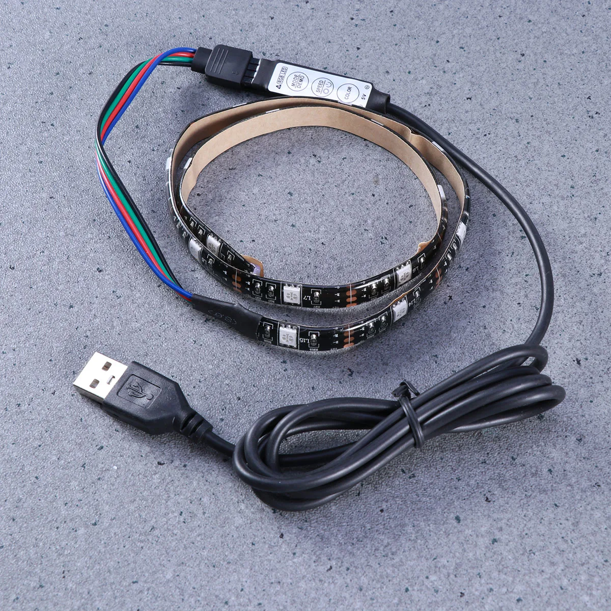 

110Cm 5050 Led Strip Light Led Waterproof Flexible Rgb Rope Light Usb Powered Strip For Desk Closet Outdoor Decoration