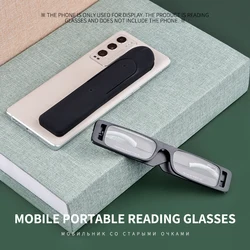 Guanhao Transparante Optische Leesbril Frame High Definition Opvouwbare Anti Blauw Licht Heldere Man Vrouwen Presbyopie Bril 1.5
