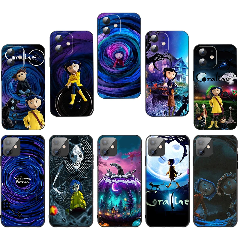 

X9 Coraline fondo de pantalla Soft Silicone Case for Moto Edge 20Lite G40 G41 G51 G22 G71 5G G9 Play G20 G100 Caver