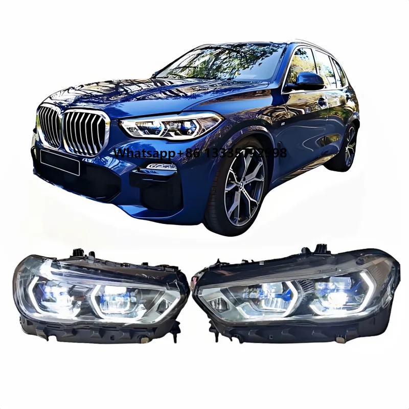 

High-End Original for BMW-X5 G05 LCi LED Laser Headlights 150W 6000K Color Temperature Front Spot Beam New Condition