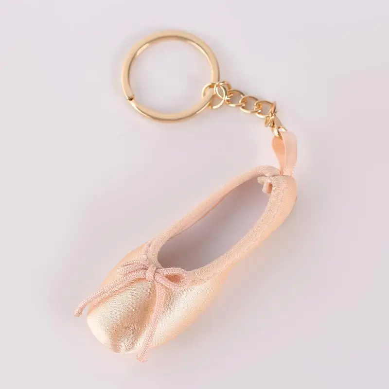 Girls Ballet Shoe Keychain Women Point Shoe Pedant Decoration For Dancer Ballerina Dance Bags Ballet Accessories Gifts Keyring