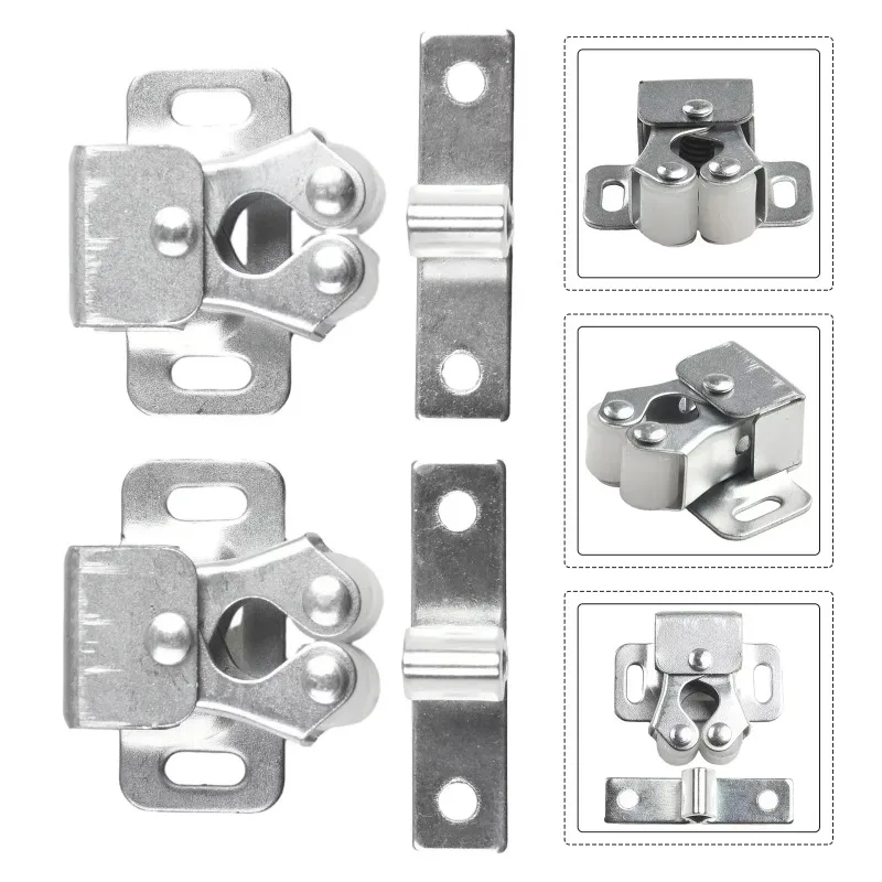 Cabinet Door Clips Wardrobe Cabinet Door Touch Beads Card Type Touch Beads Cabinet Locks Hardware Fittings Accessories