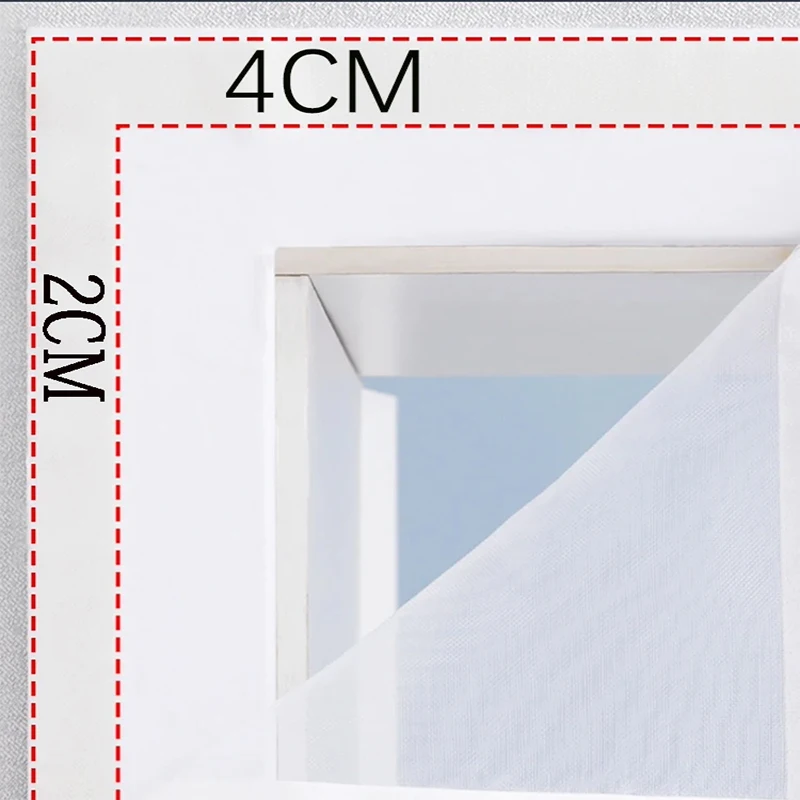 Magnetic Mosquito Net, Customized Size, Door Curtains, Automatic Closing, Invisible Mesh, Side Opening