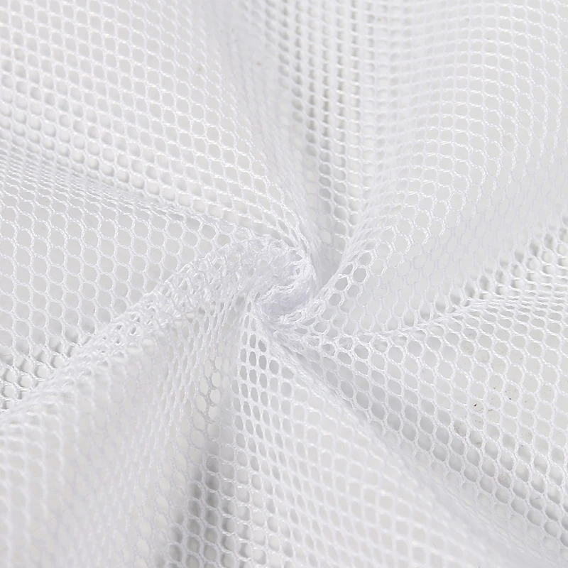 Mesh Fabric By The Meter for Sewing Children Guardrail Bags Pet Anti-escape High-hardness Decoration Plain White Cloth Hexagon