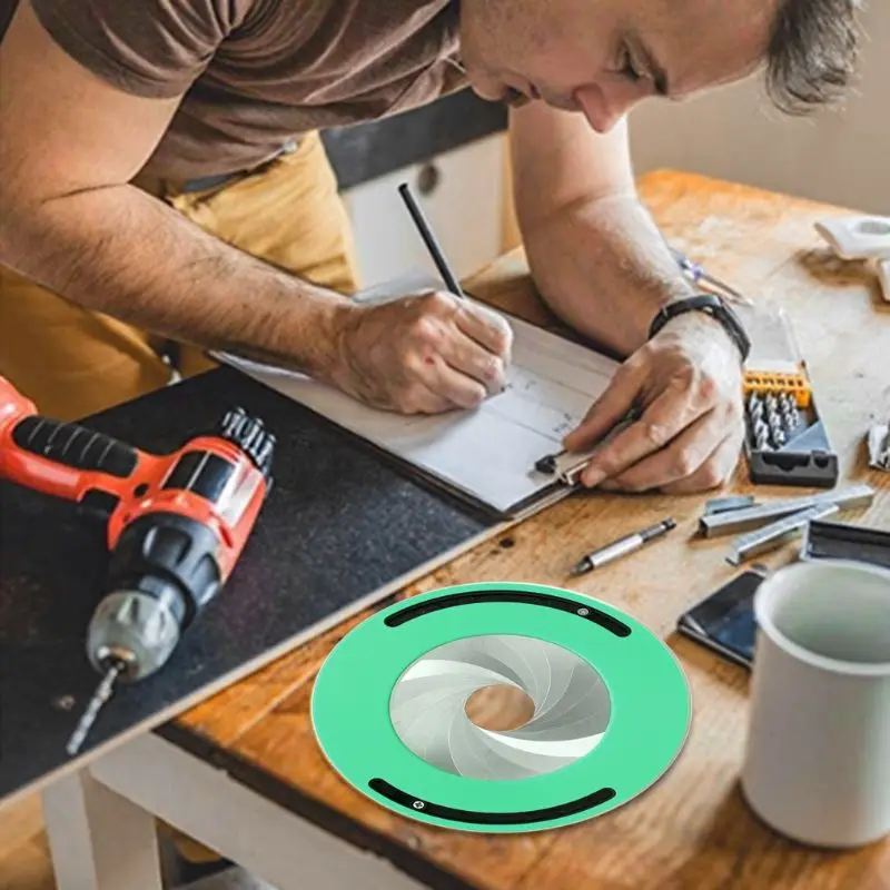 Kompas ze stali nierdzewnej rysunek okręgu regulowany profesjonalny okrąg linijka do rysowania drewna narzędzia pomiarowe Y5GB