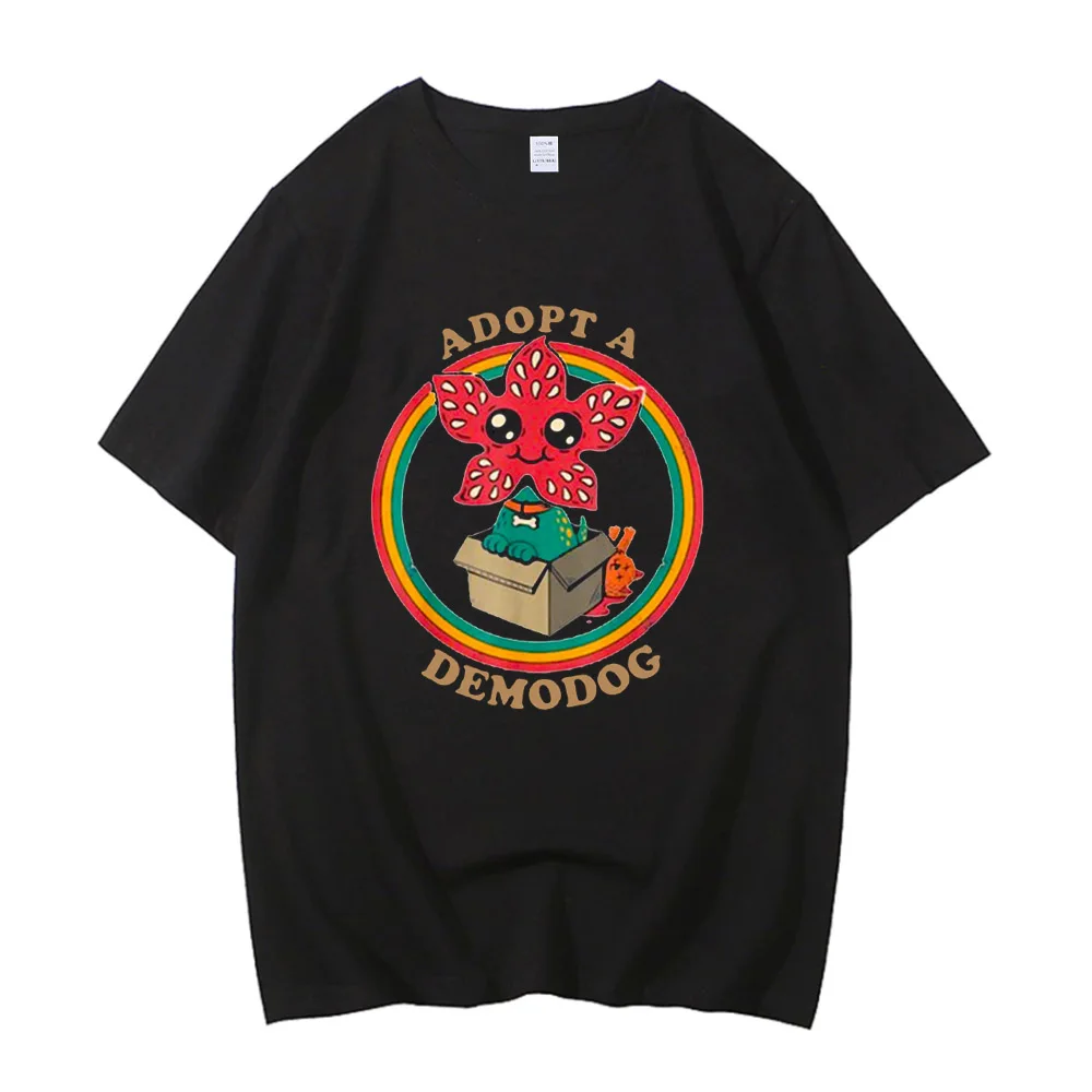 

High Quality Cotton T Shirt American TV Series Eddie Munson The Demogorgon Movie T-shirt for Men Women Streetwear