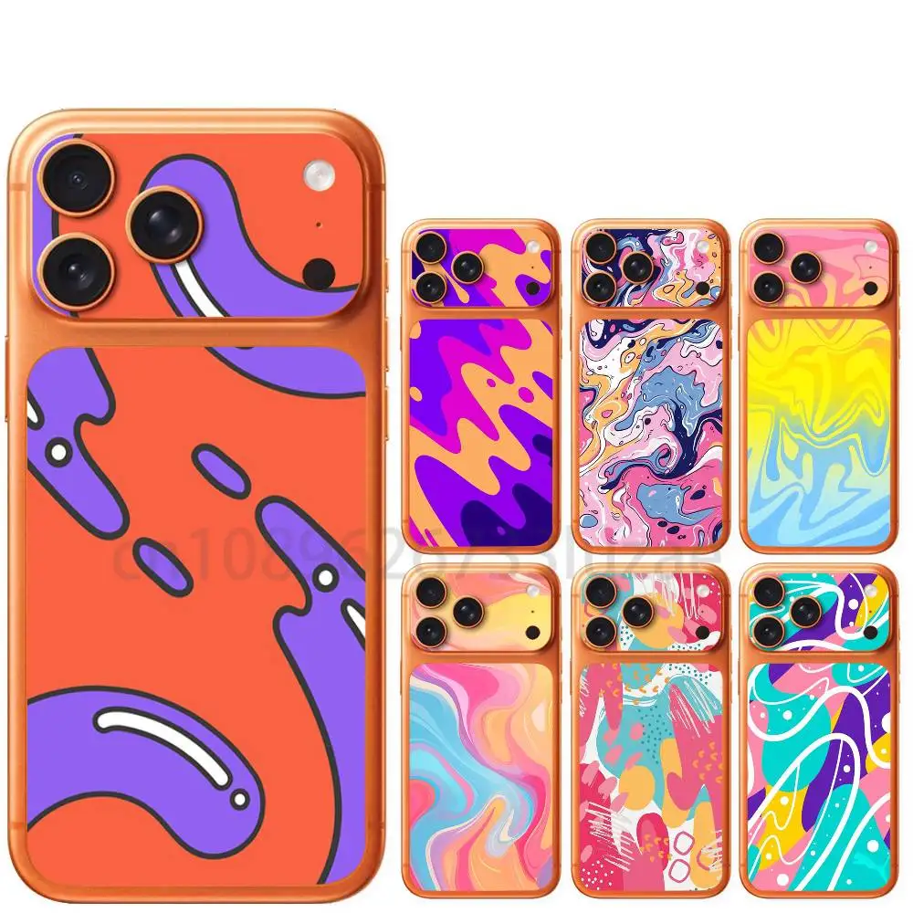 

Vibrant Color Graffiti For iPhone 17 Pro 17 Pro Max Sticker Rear Screen Protector Film Lens Protector Cover