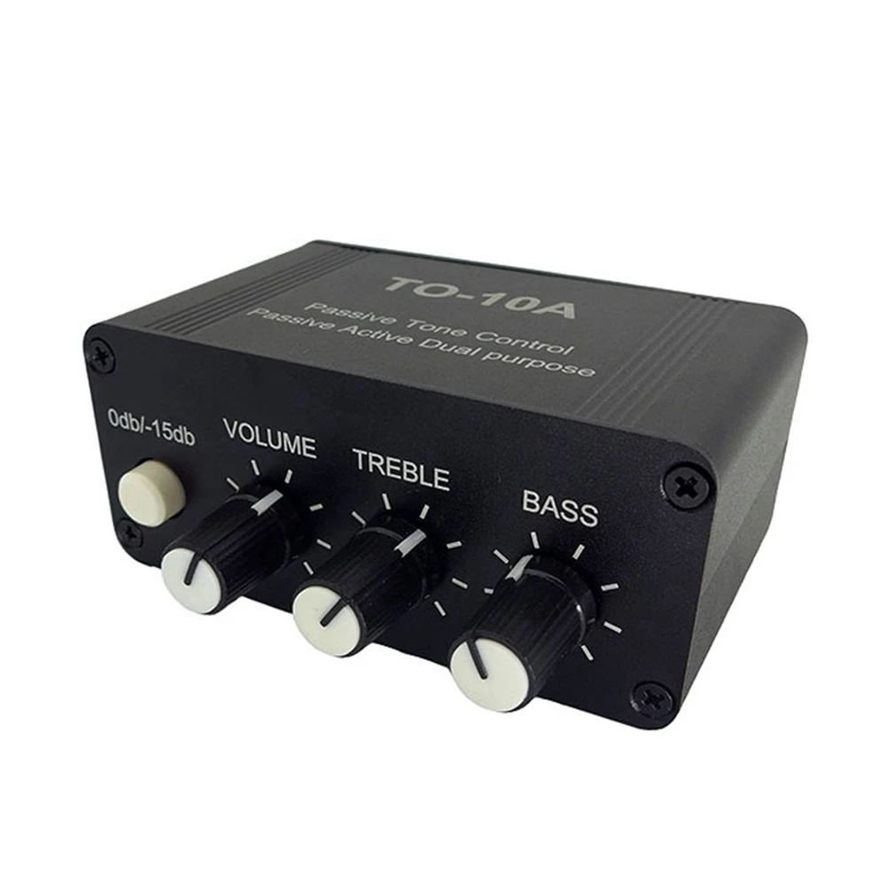 NE5532 Dual OP Amp Front Audio Amplifier, Stereo Tube Preamp Treble Mid Bass Tone Control Dual-Purpose Attenuated Volume