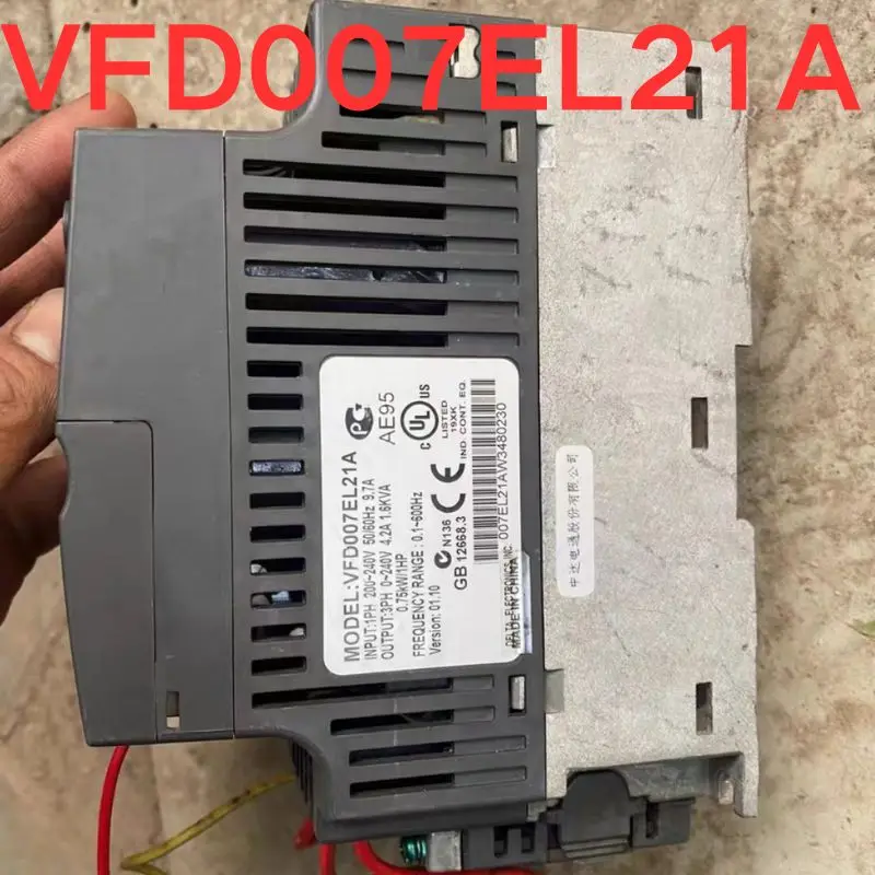 Imagem -05 - Teste de Segunda Mão ok Inversor 0.75kw Vfd007el21a