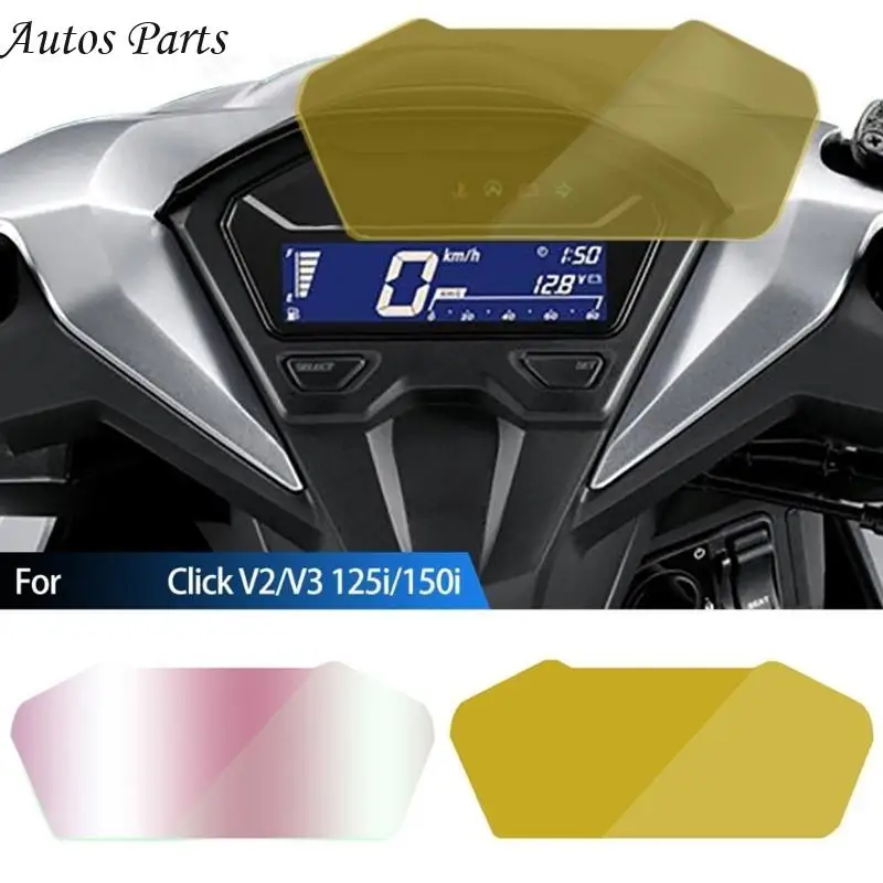 

57BA Clear Dashboard Film Plastic Screen Guard Easy Install Dashboard Protector Protective Film for Protective Film Motorbike
